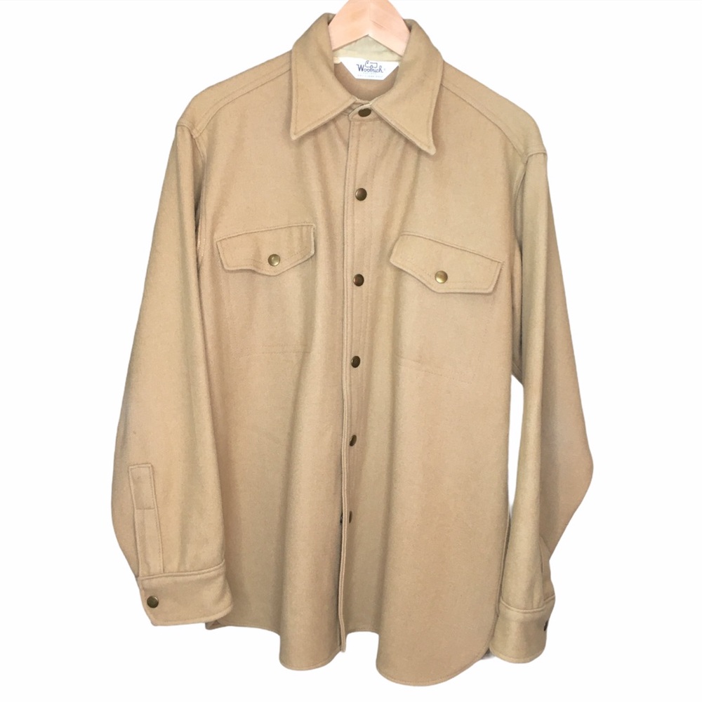 Vintage Woolrich Wool Button Down Up Shacket Shirt